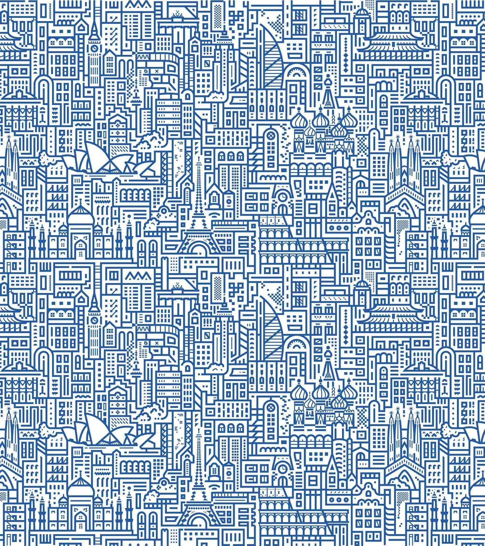 Notabag Hello World - Raw/Blue - Pack of 5