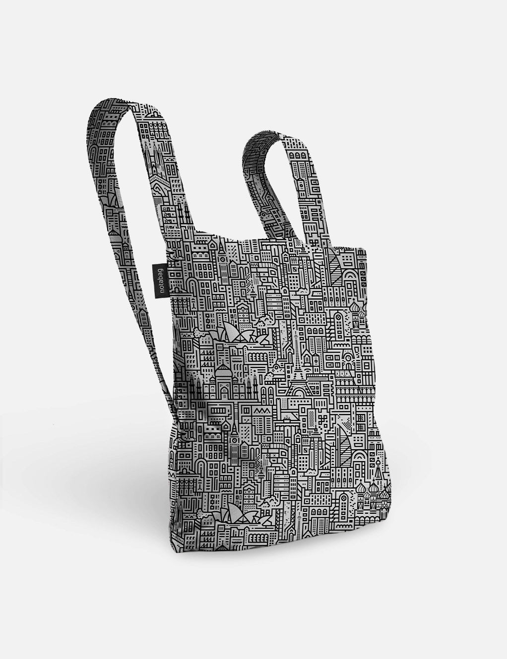 Notabag Hello World – Grey/Black