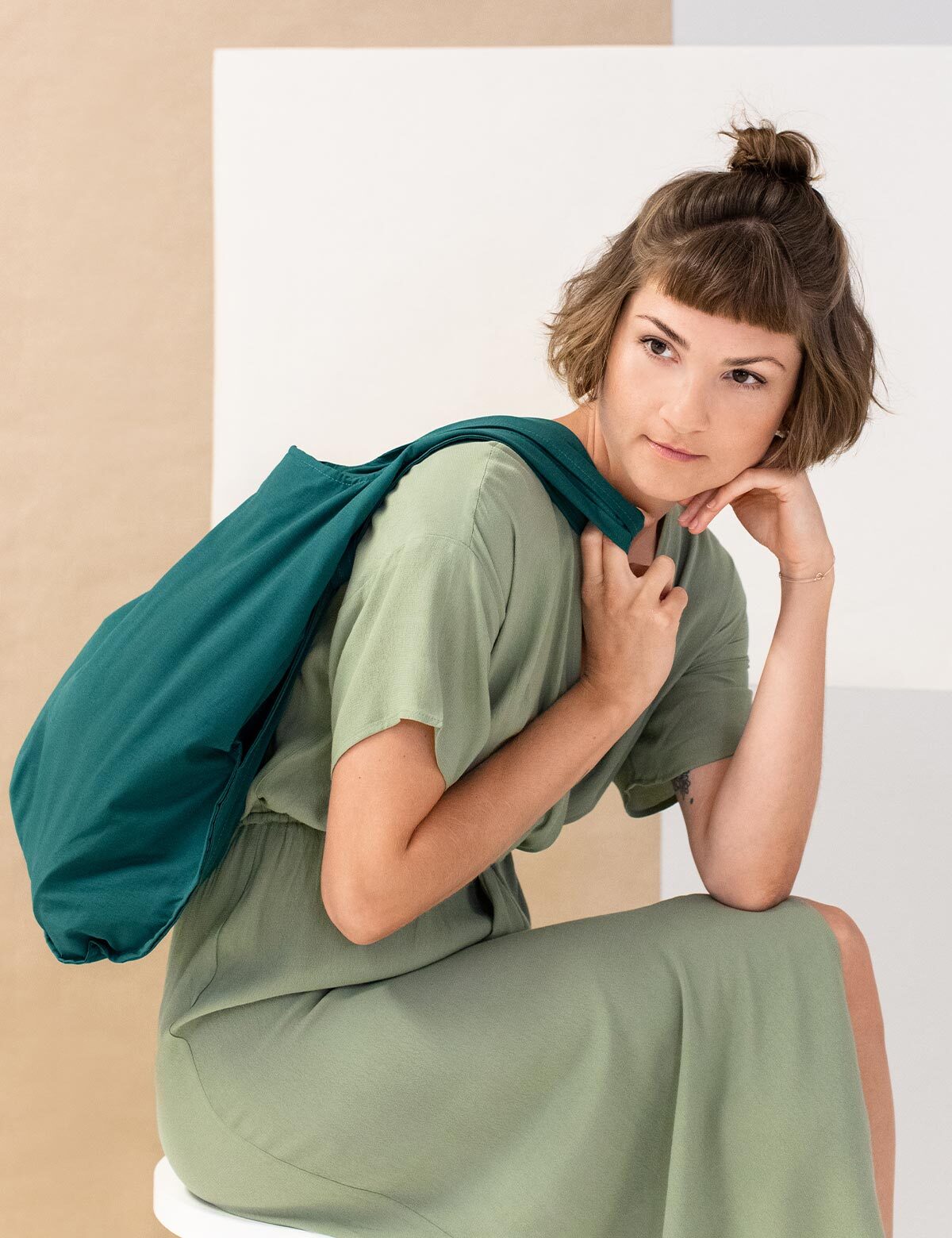 Notabag - Forest Green - Pack of 5