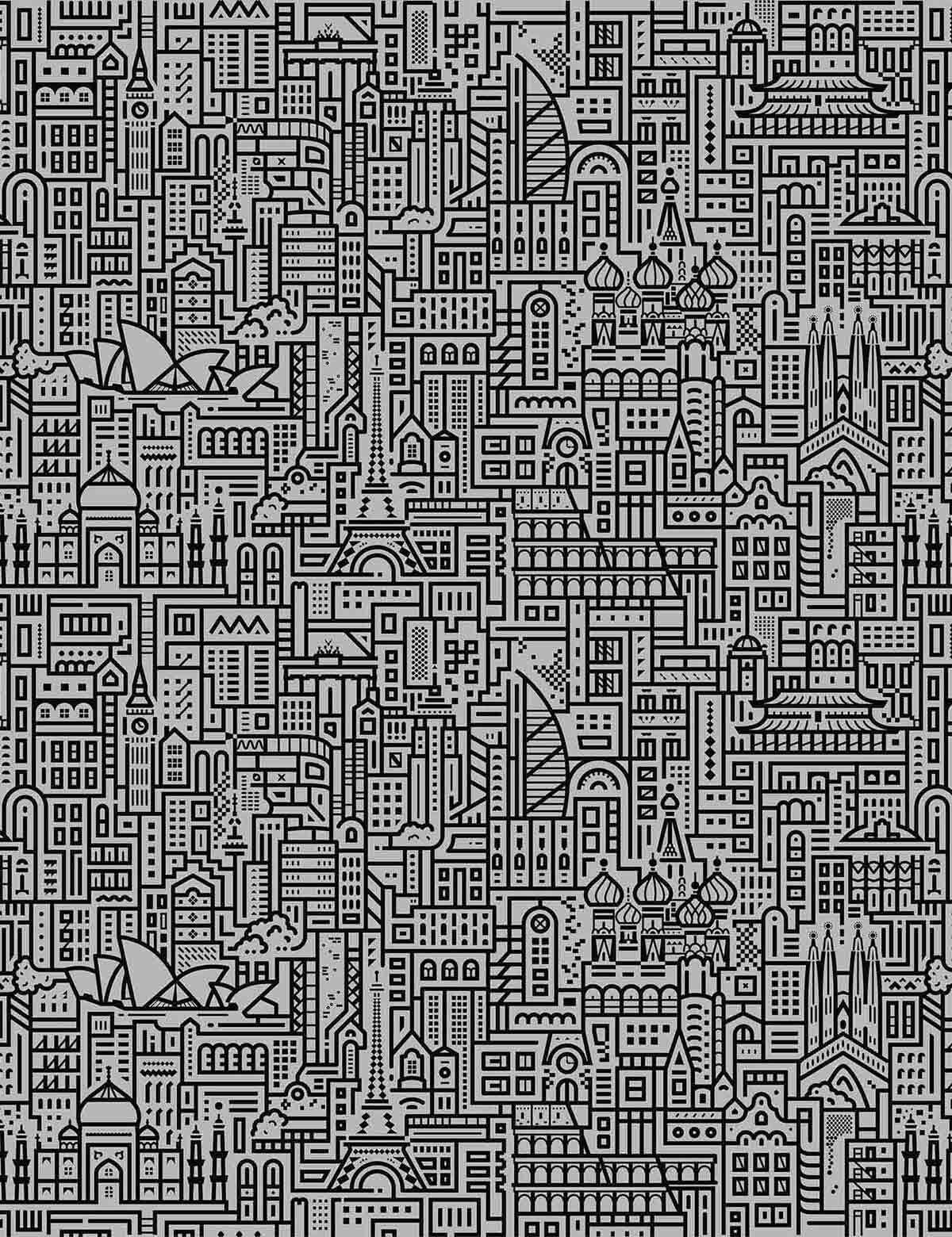 Notabag Hello World – Grey/Black