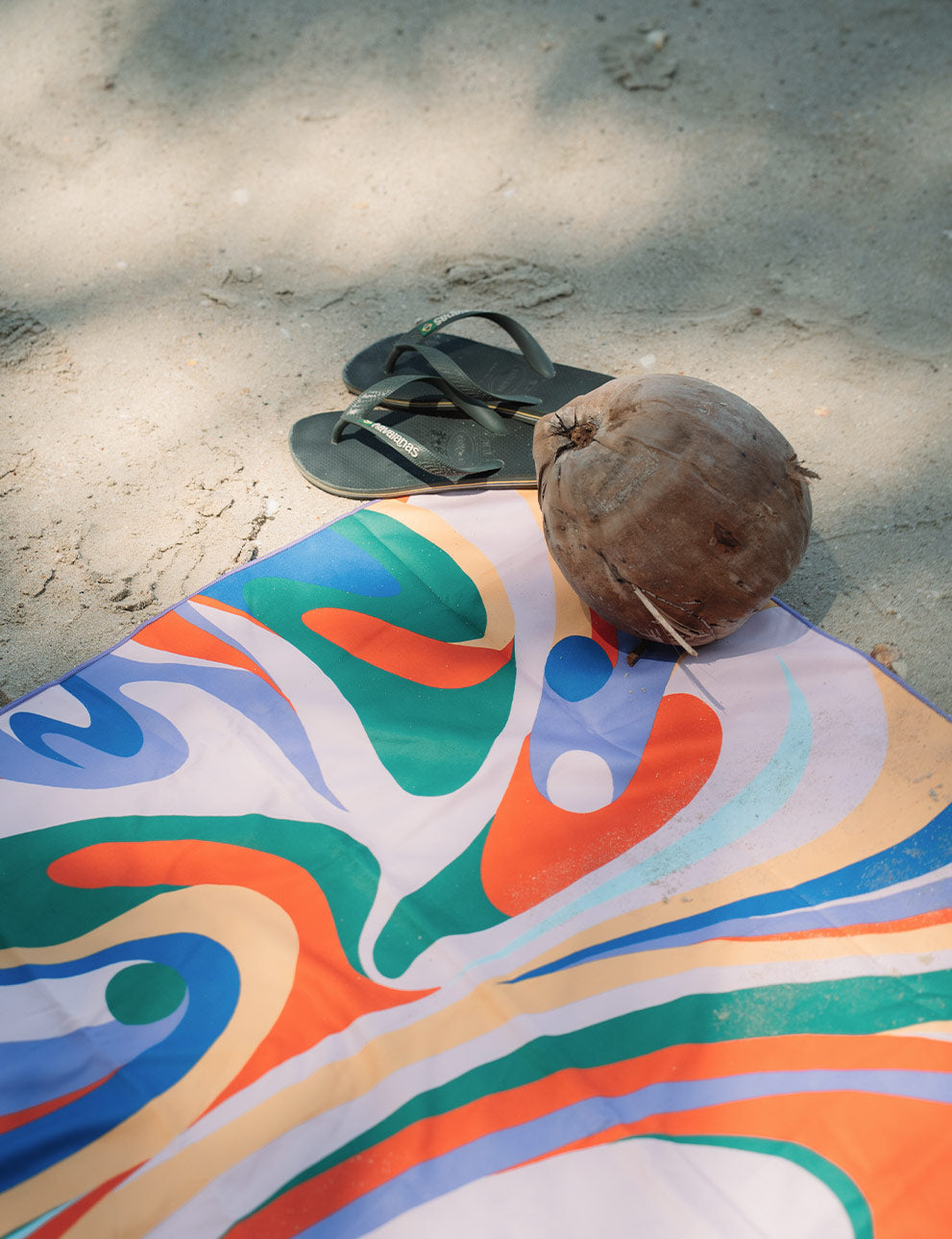 Towel + Original Bundle: Towel - Geoplay & Flow and Original - Royal Stripes & Red Purple Stripes
