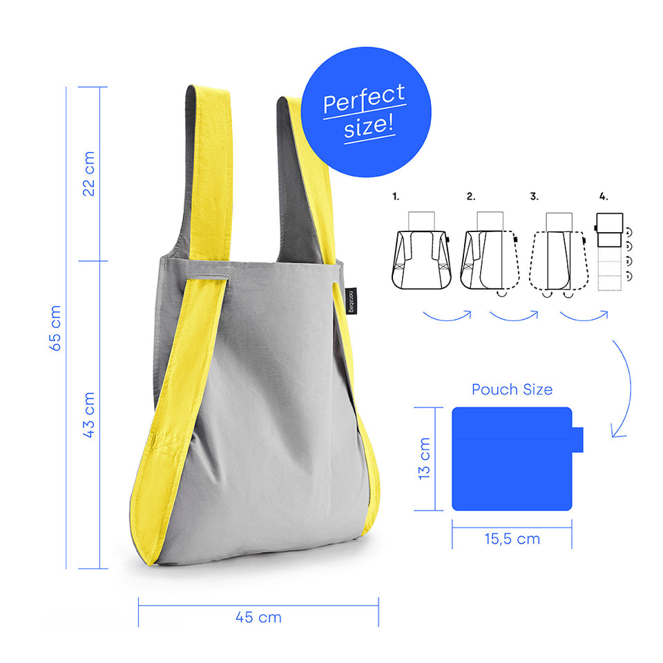 Notabag – Yellow/Grey