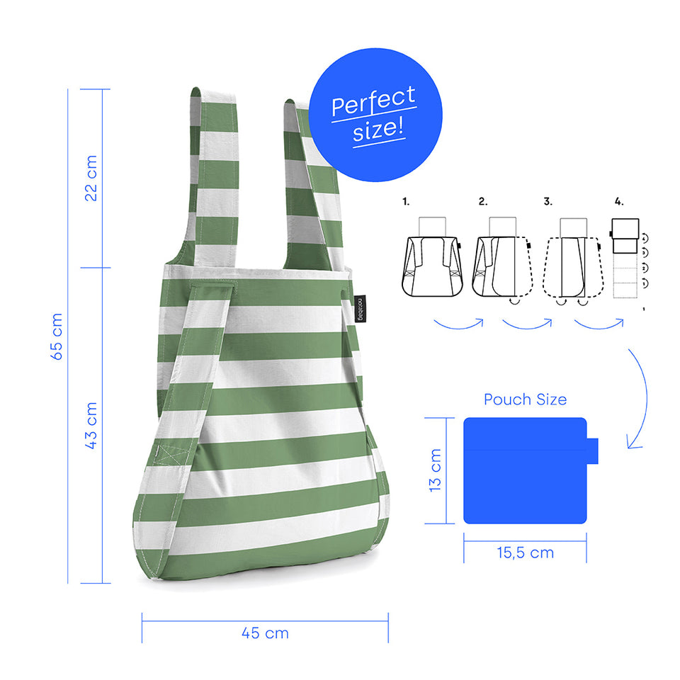 Notabag – Olive Stripes