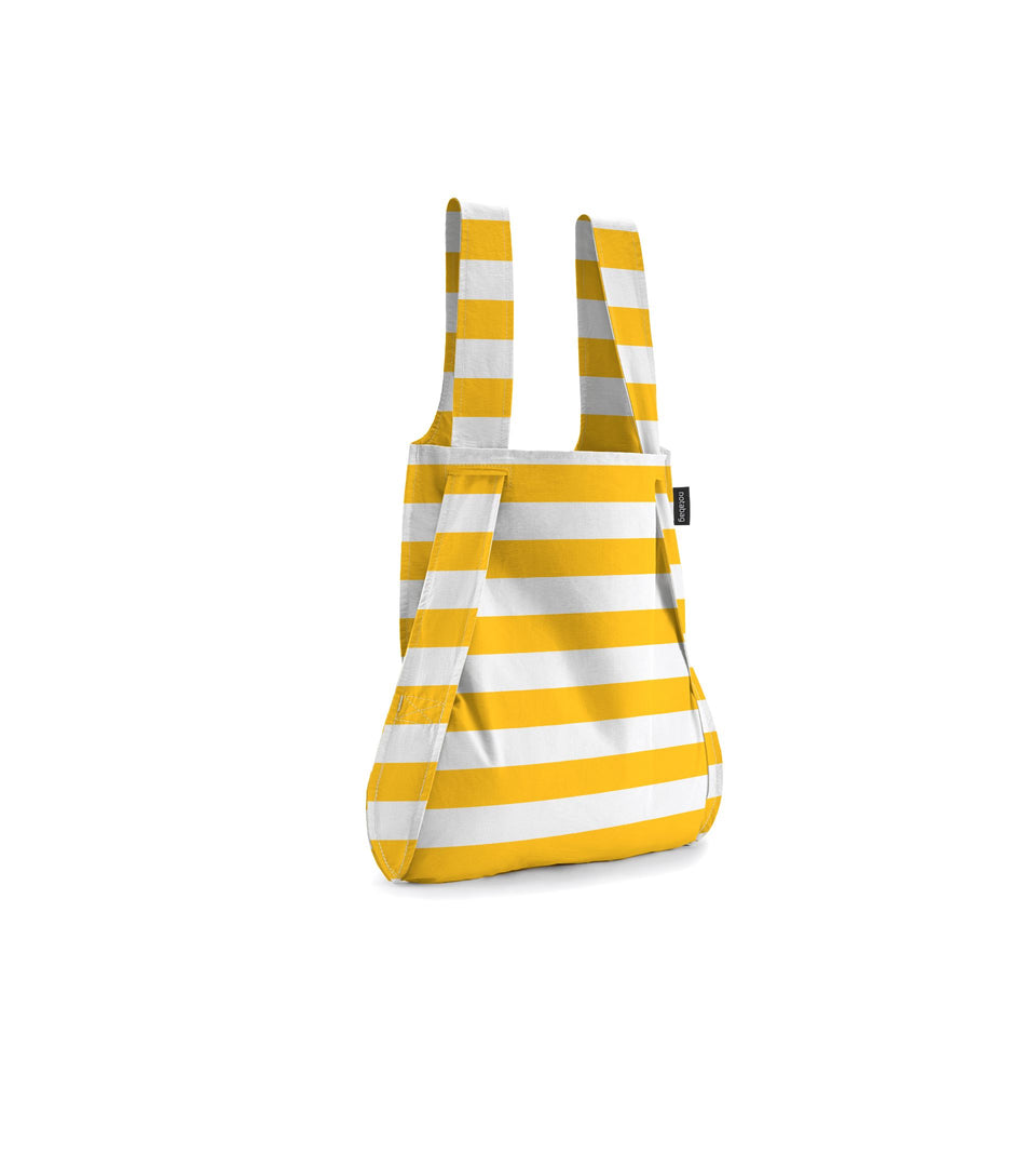 Notabag – Golden Stripes - Notabag - convertible bag - bag & backpack - reusable bag