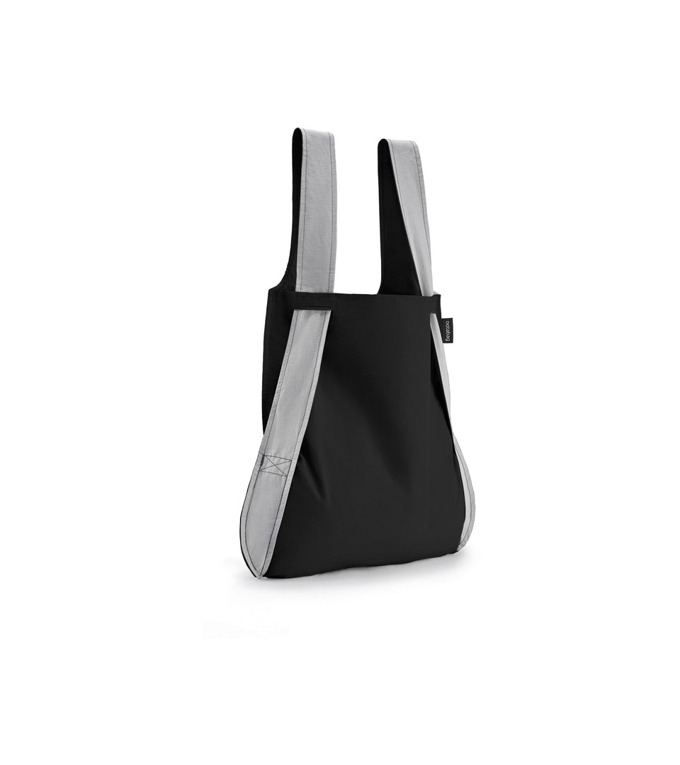 Notabag – Grey/Black - Notabag - convertible bag - bag & backpack - reusable bag