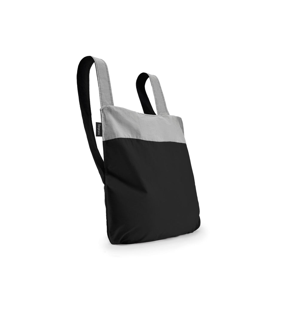 Notabag – Grey/Black - Notabag - convertible bag - bag & backpack - reusable bag