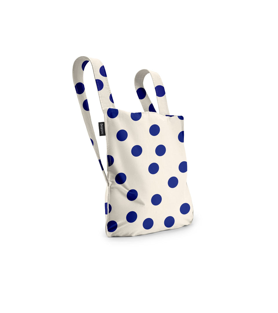 Notabag – Marine Dots - Notabag - convertible bag - bag & backpack - reusable bag