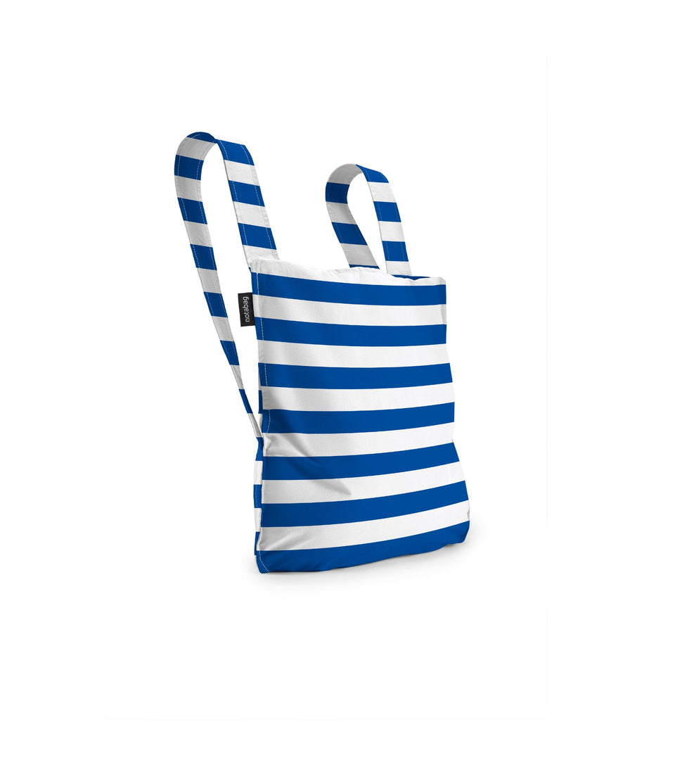 Notabag – Marine Stripes - Notabag - convertible bag - bag & backpack - reusable bag