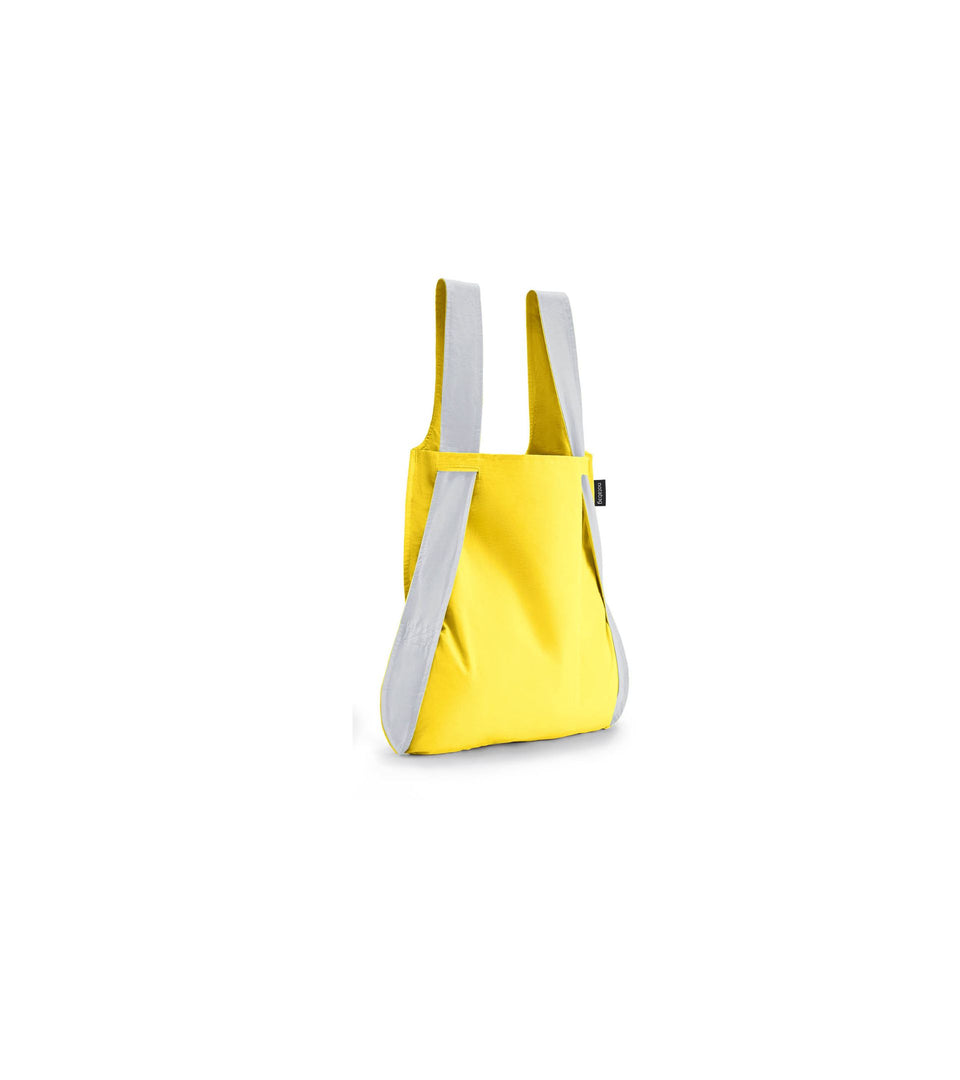 Notabag Reflective Mini – Yellow - Notabag - convertible bag - bag & backpack - reusable bag