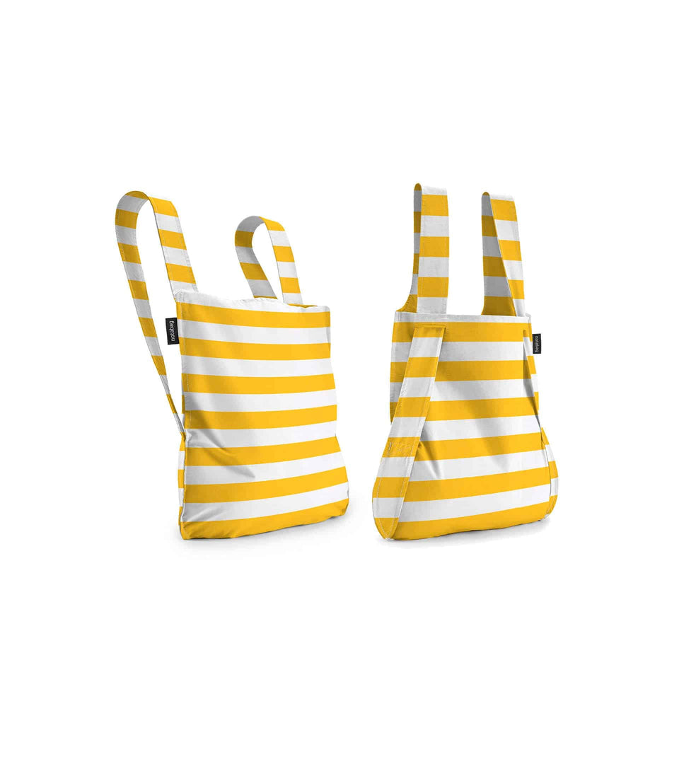 Notabag – Golden Stripes - Notabag - convertible bag - bag & backpack - reusable bag