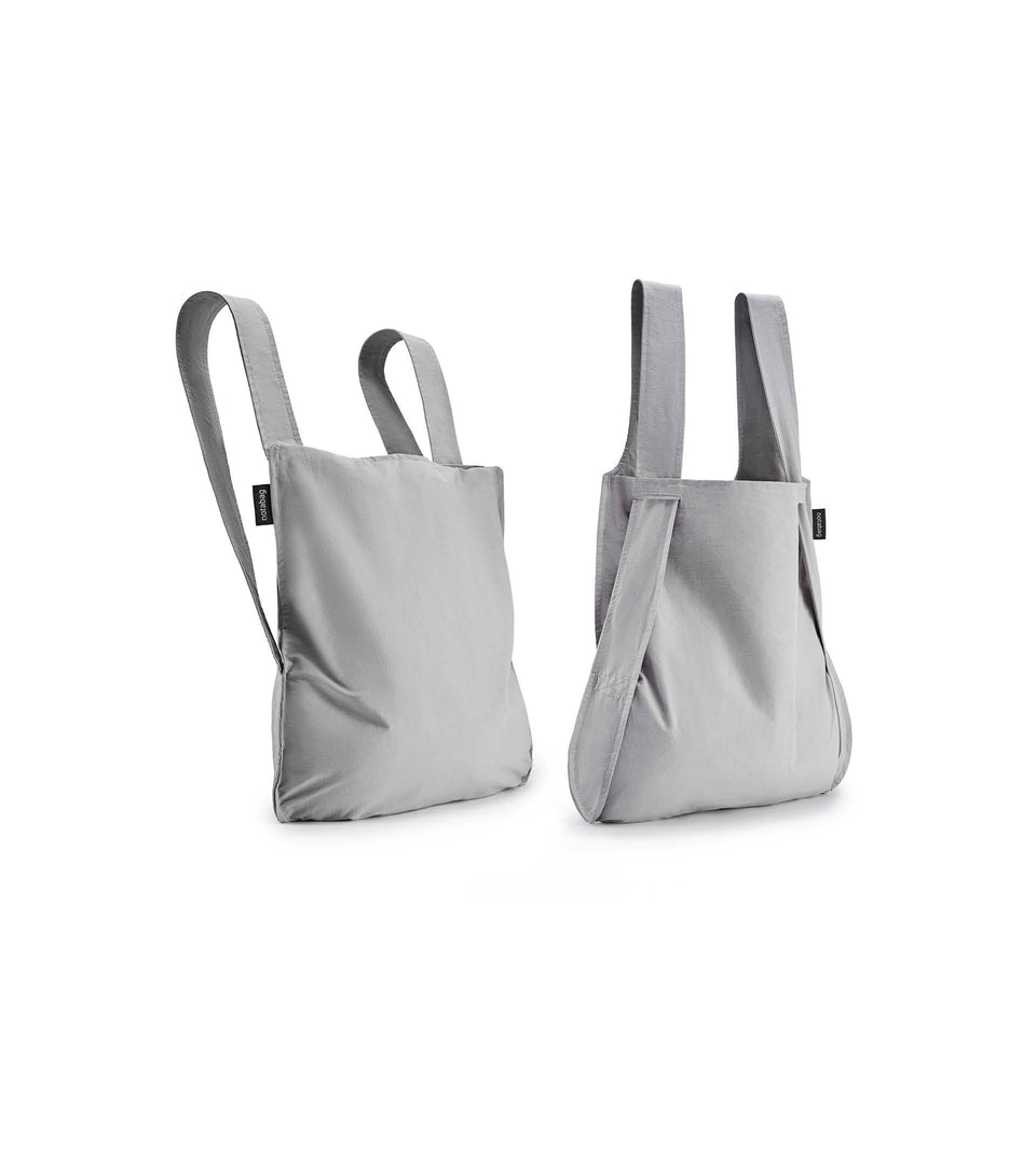 Notabag – Grey - Notabag - convertible bag - bag & backpack - reusable bag