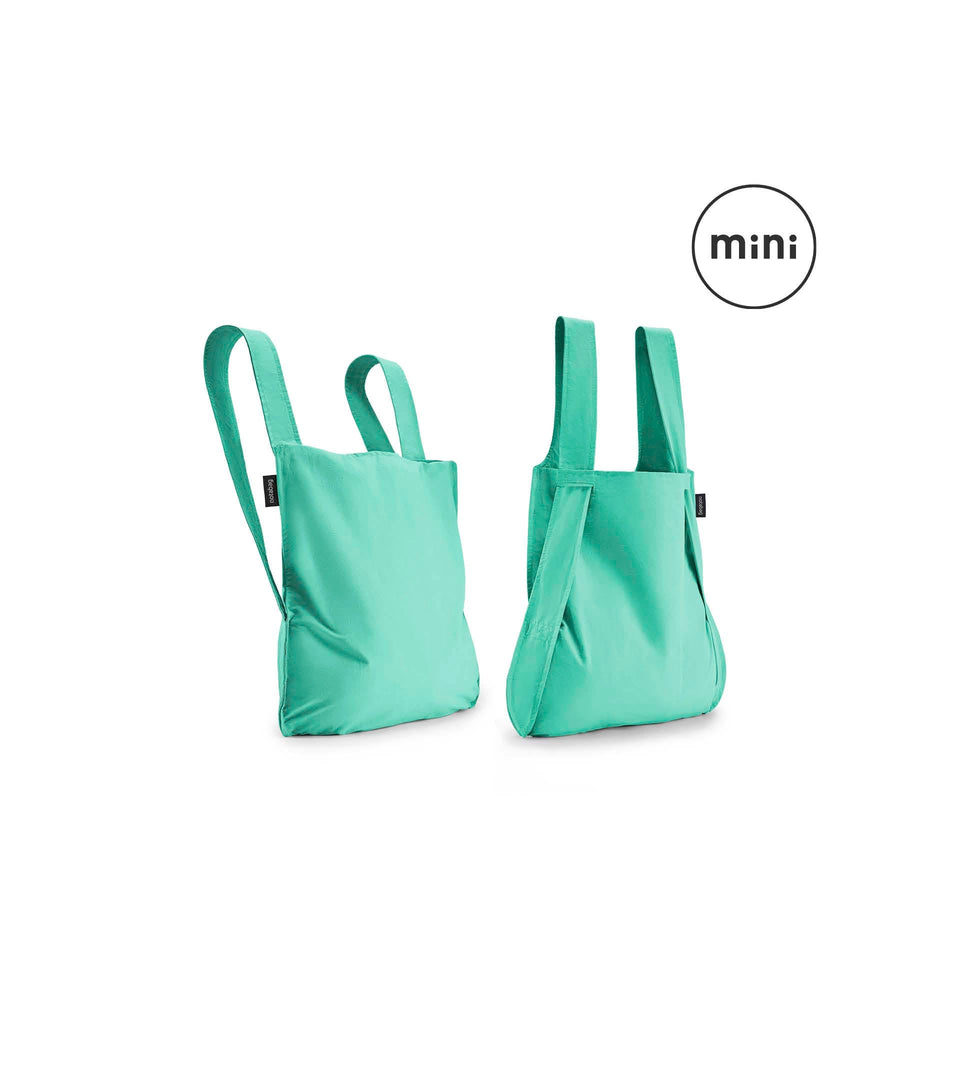 Notabag Mini – Mint - Notabag - convertible bag - bag & backpack - reusable bag