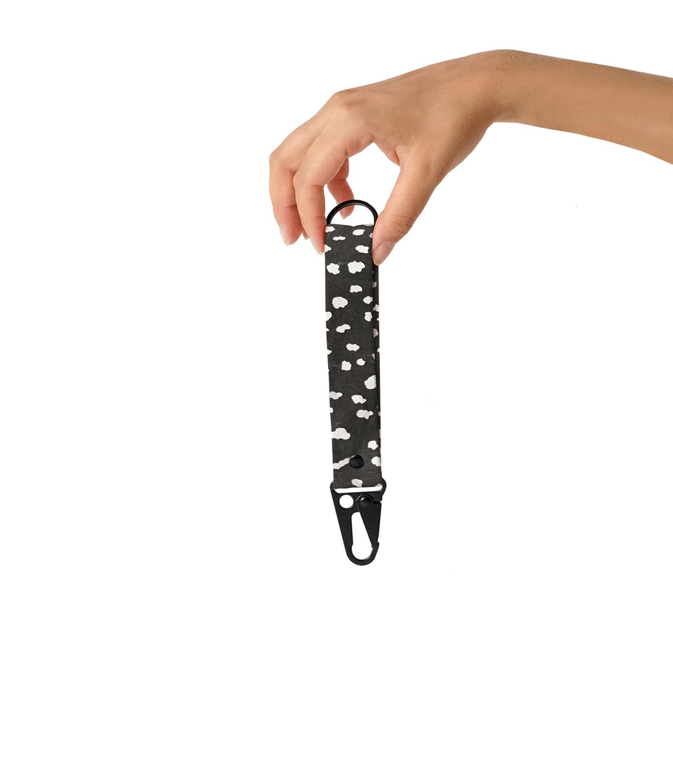 Notabag Keychain – Black Sprinkle - Notabag - convertible bag - bag & backpack - reusable bag