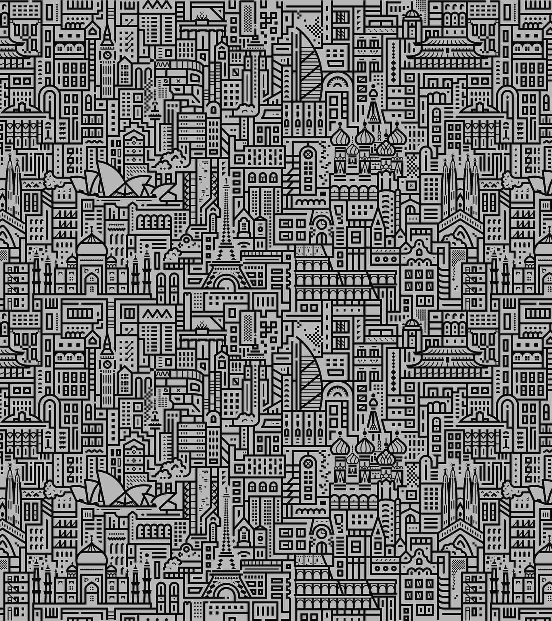 Notabag Hello World - Grey/Black - Pack of 5