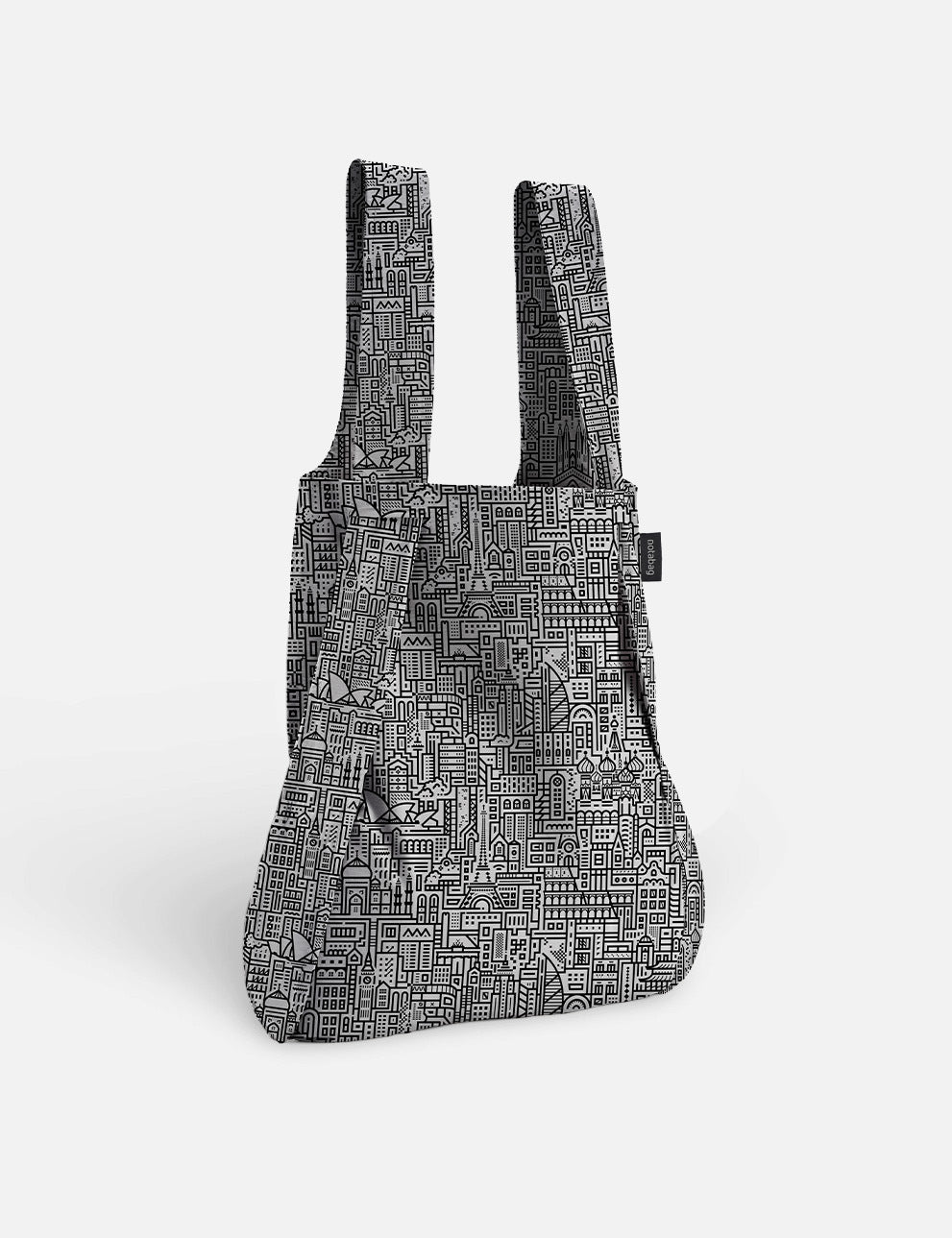 Notabag Hello World – Grey/Black