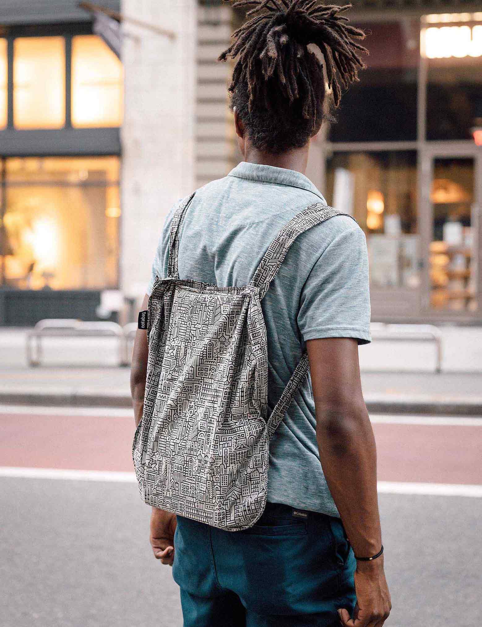 Notabag Hello World – Grey/Black