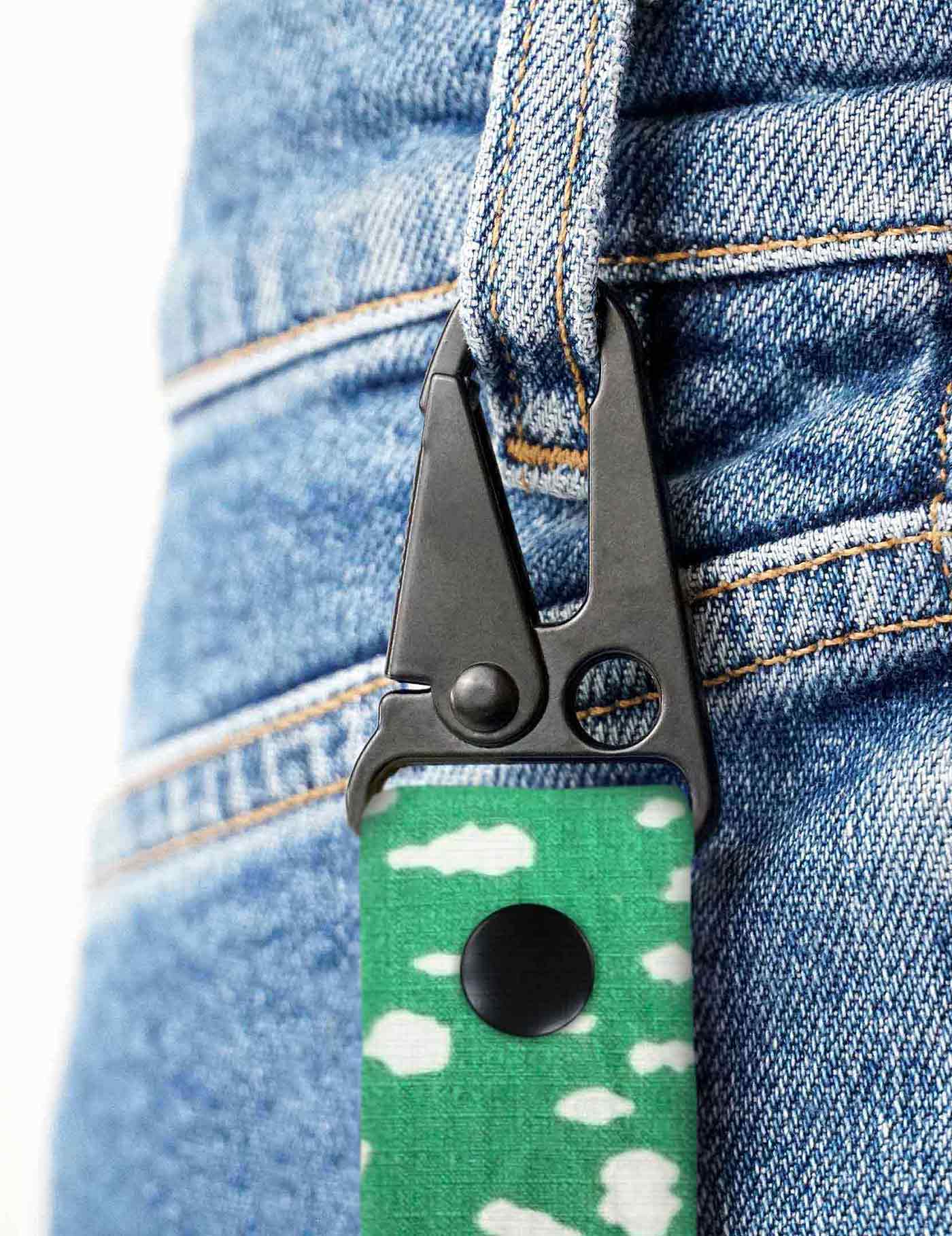 Notabag Keychain – Green Sprinkle