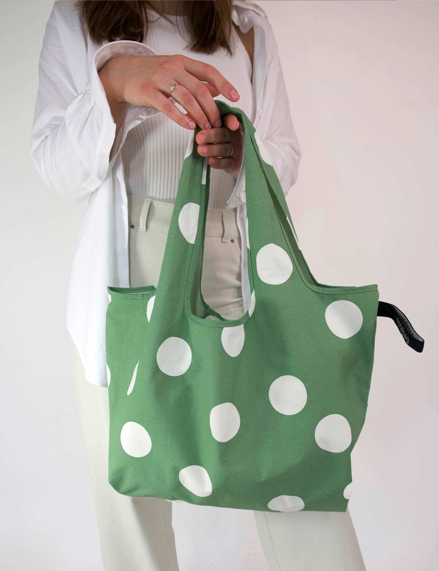 Tote - Olive Dots - Pack of 5