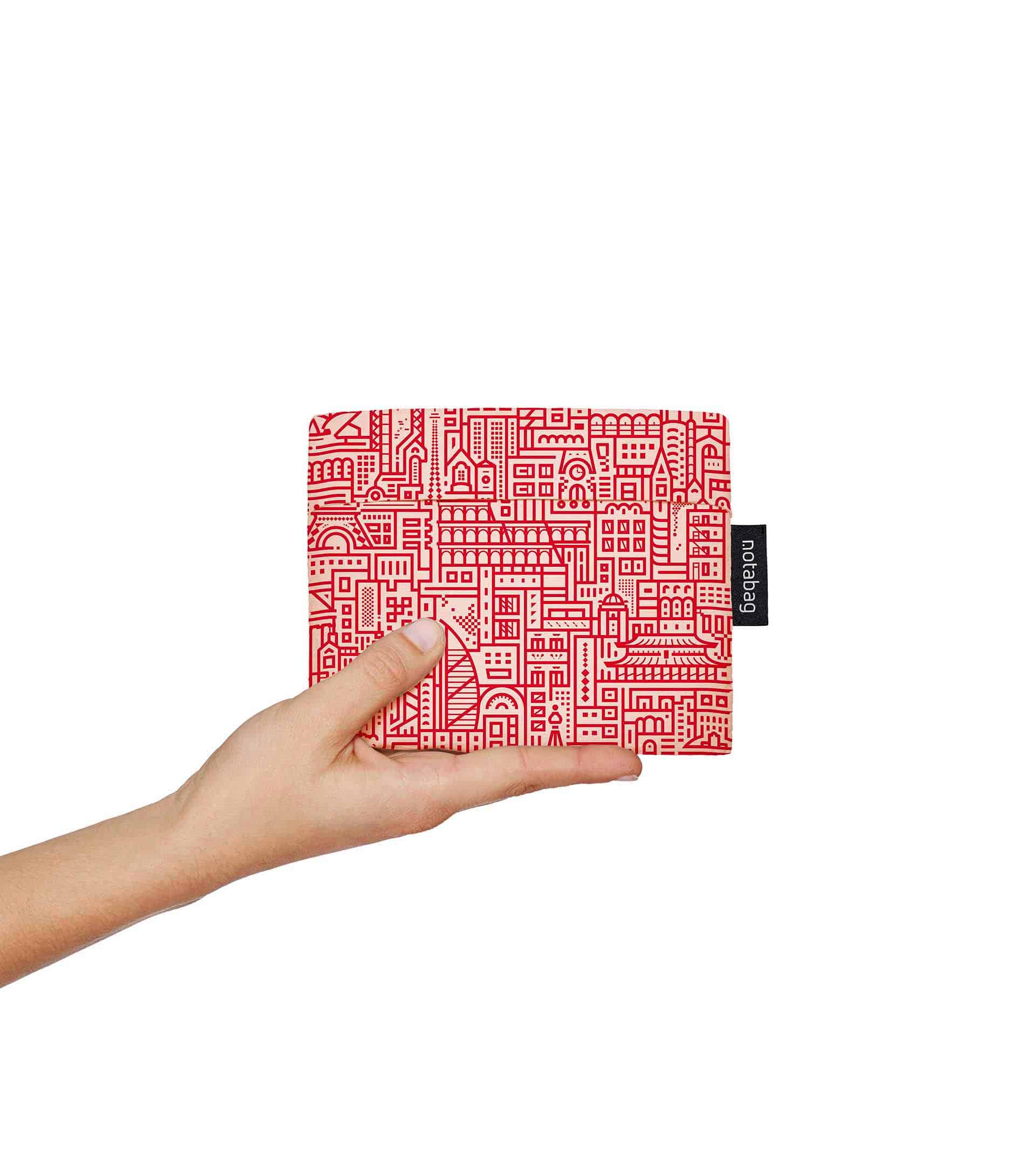 Notabag Hello World - Rose/Red - Pack of 5