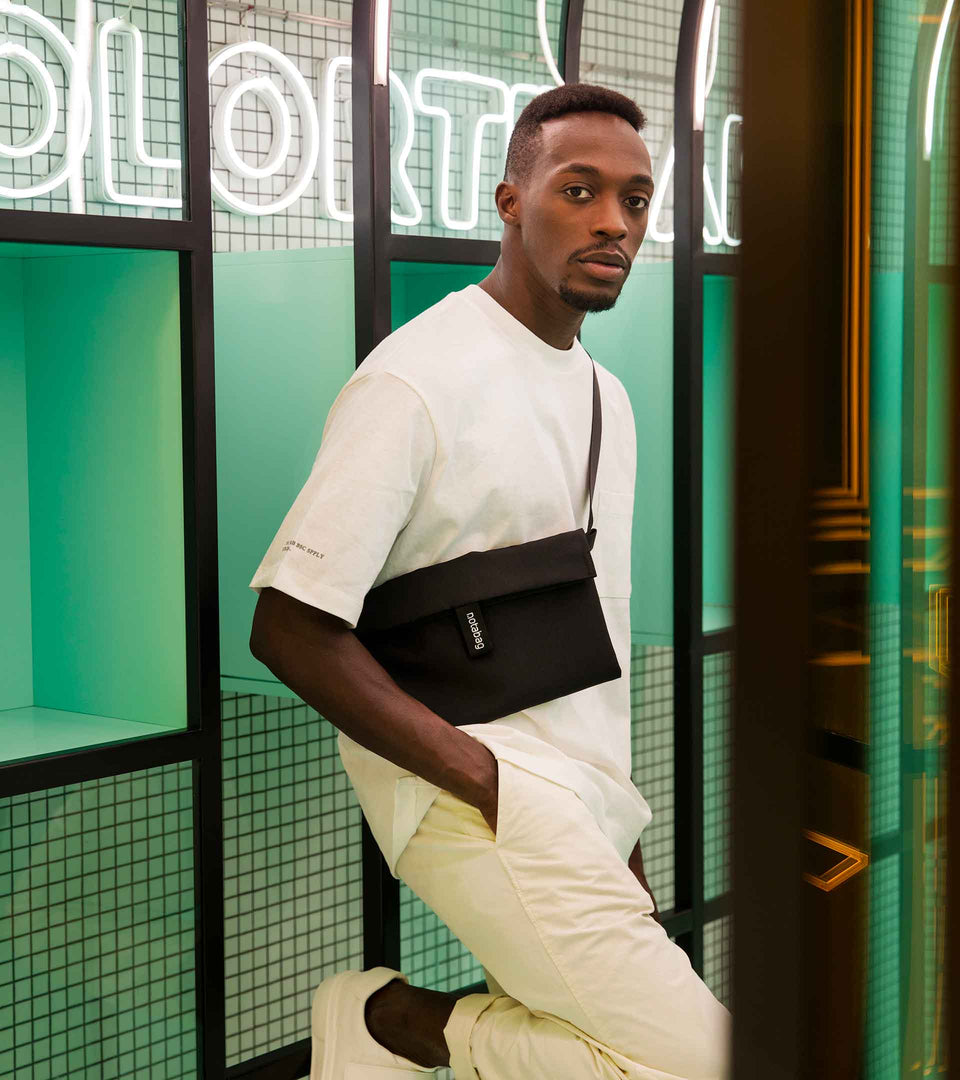 Notabag Crossbody - Black - Notabag - convertible bag - bag & backpack - reusable bag