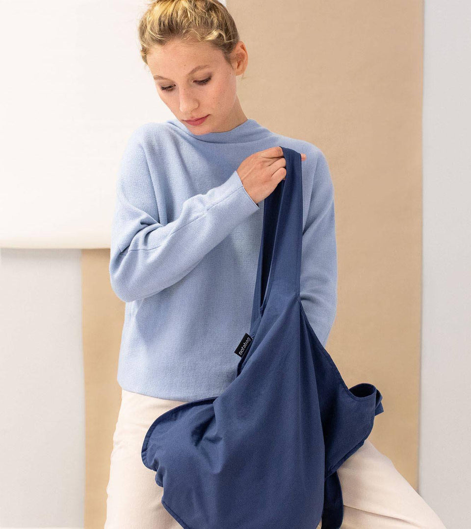 Notabag – Navy Blue - Notabag - convertible bag - bag & backpack - reusable bag