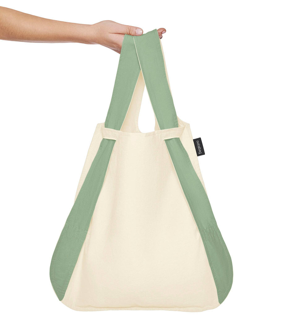 Notabag – Olive/Raw - Notabag - convertible bag - bag & backpack - reusable bag