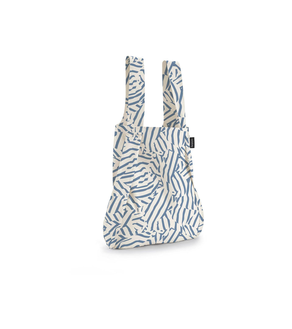 Notabag – Blue Twist - Notabag - convertible bag - bag & backpack - reusable bag