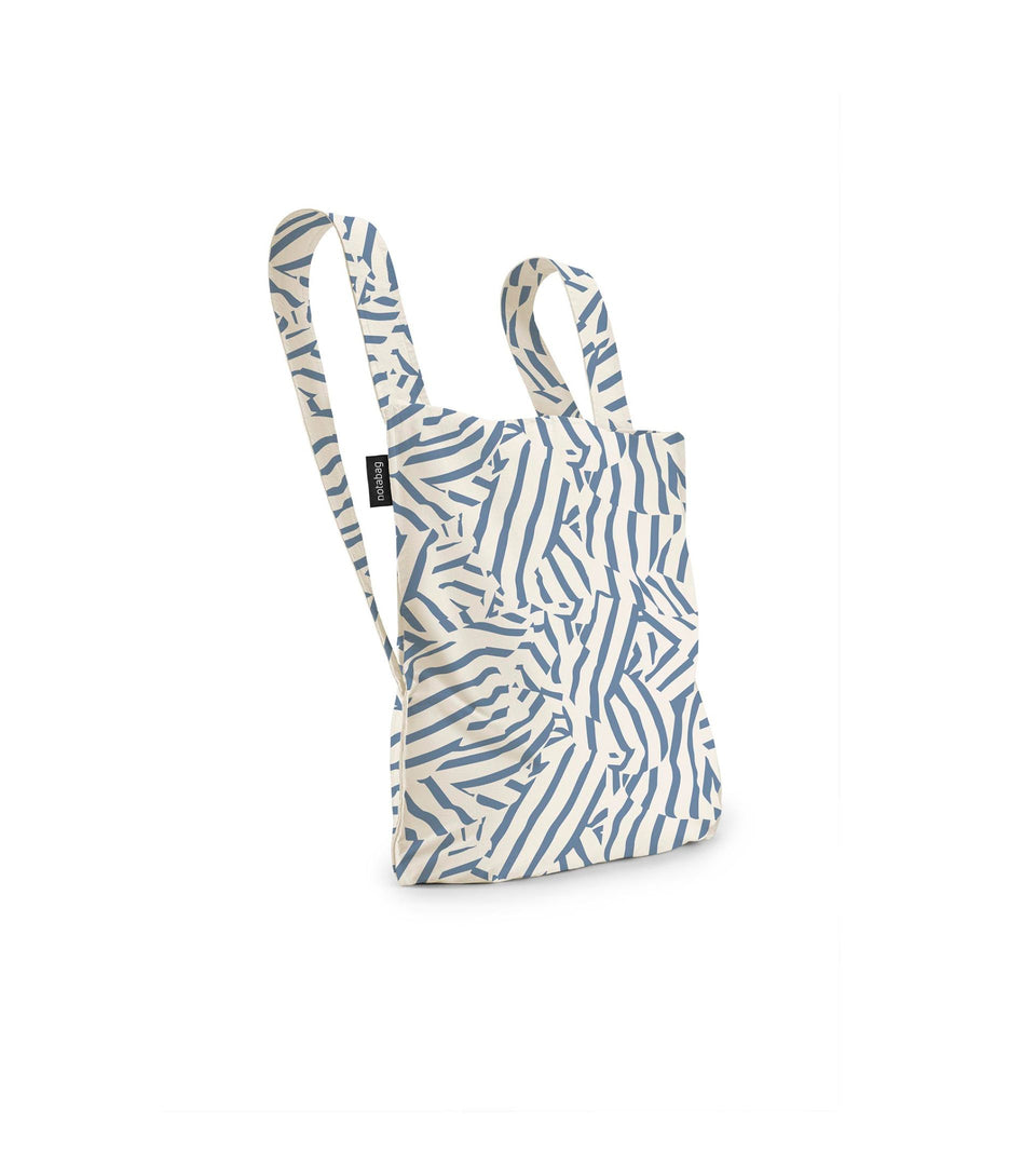 Notabag – Blue Twist - Notabag - convertible bag - bag & backpack - reusable bag