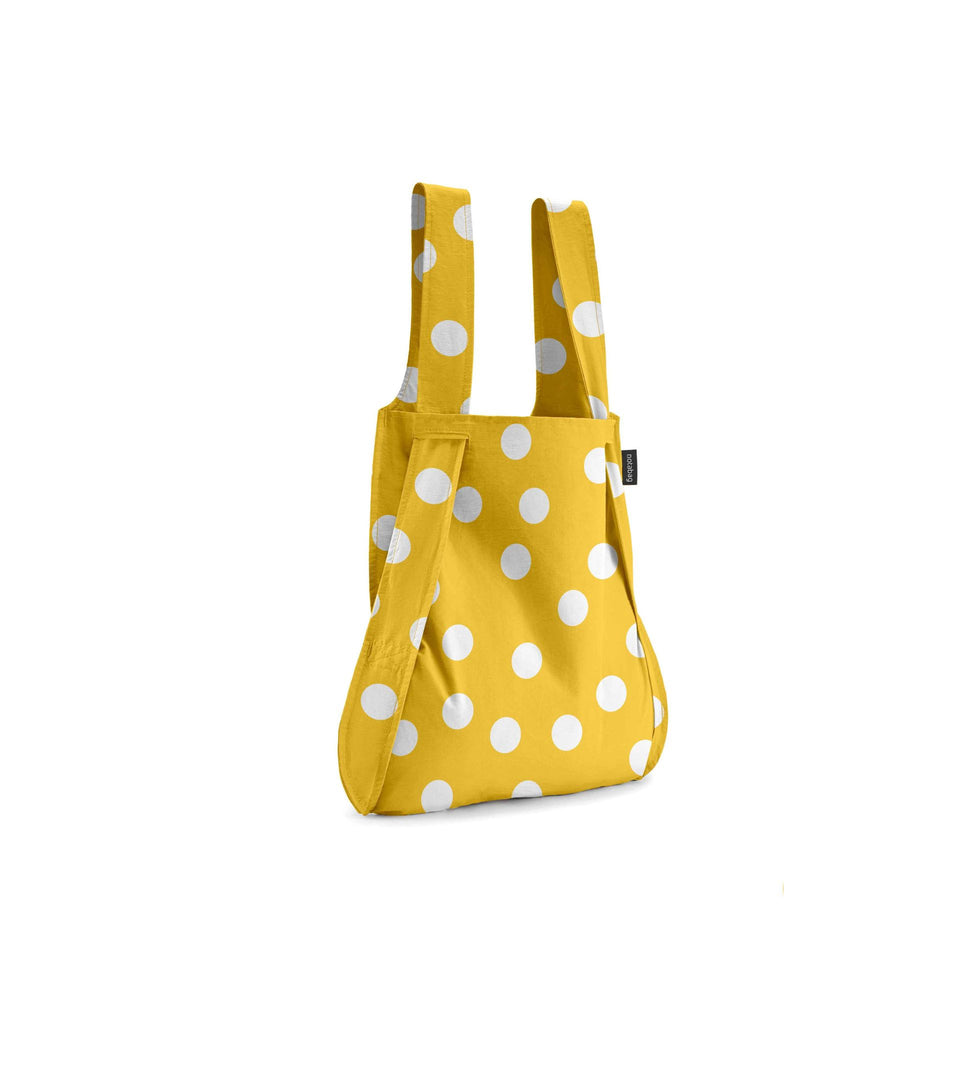 Notabag – Golden Dots - Notabag - convertible bag - bag & backpack - reusable bag