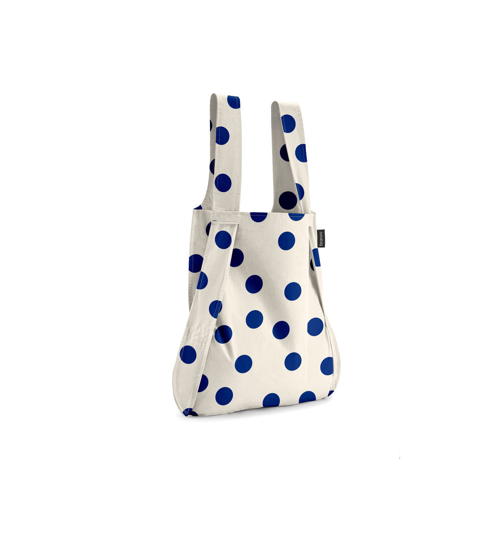 Notabag – Marine Dots - Notabag - convertible bag - bag & backpack - reusable bag
