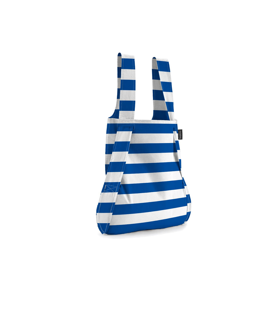Notabag – Marine Stripes - Notabag - convertible bag - bag & backpack - reusable bag