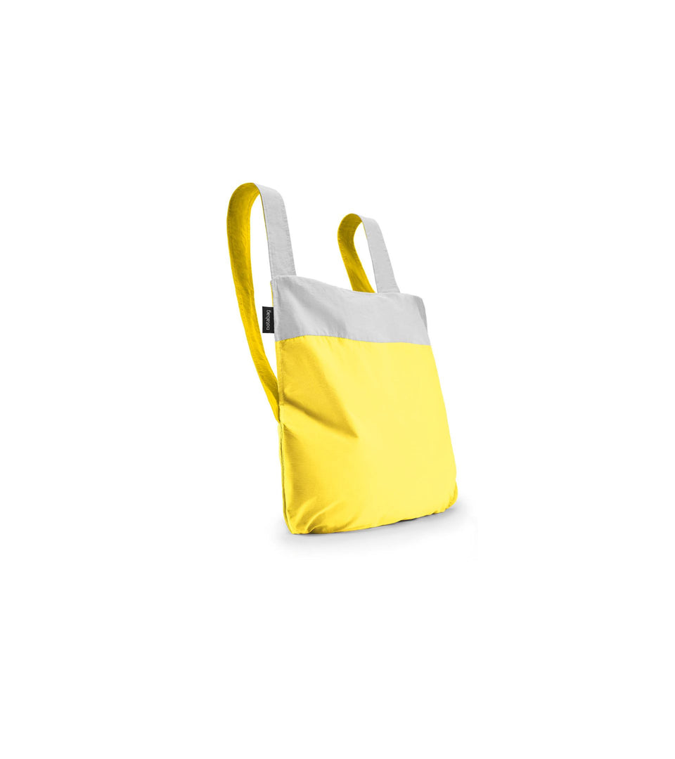 Notabag Reflective – Yellow - Notabag - convertible bag - bag & backpack - reusable bag