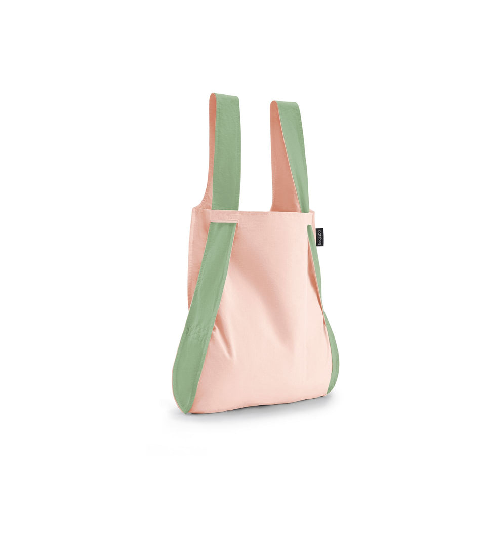Notabag – Olive/Rose - Notabag - convertible bag - bag & backpack - reusable bag