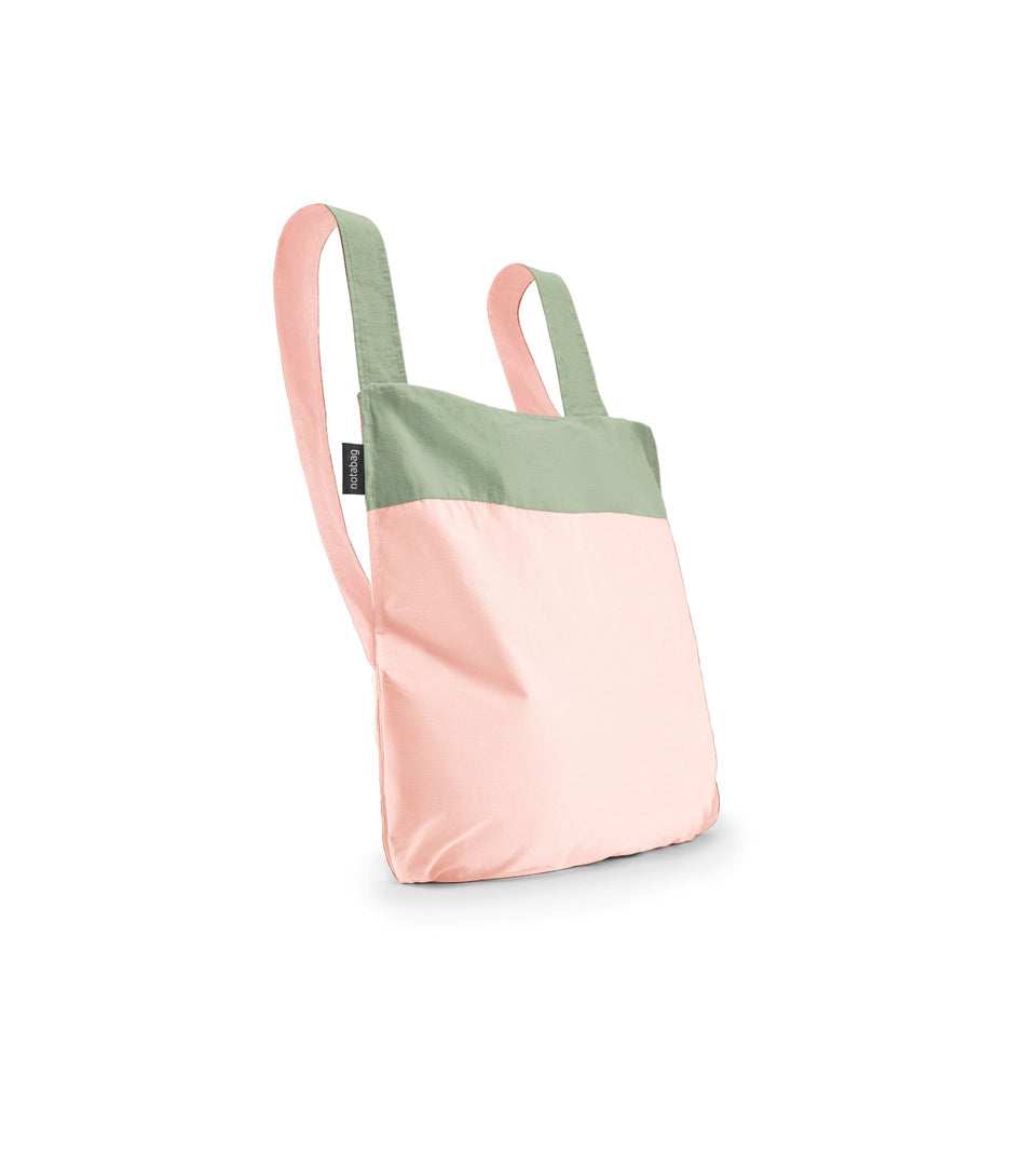 Notabag – Olive/Rose - Notabag - convertible bag - bag & backpack - reusable bag