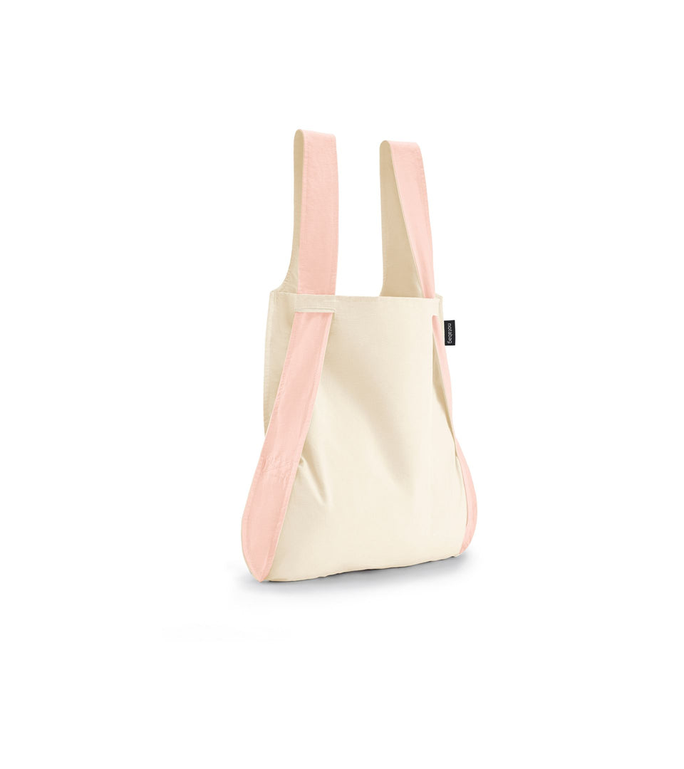 Notabag – Rose/Raw - Notabag - convertible bag - bag & backpack - reusable bag