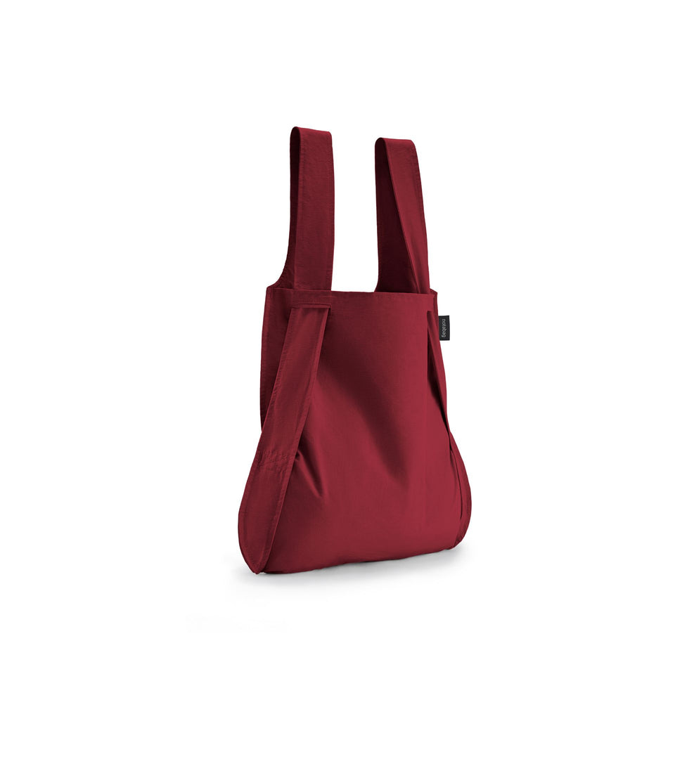 Notabag – Wine Red - Notabag - convertible bag - bag & backpack - reusable bag