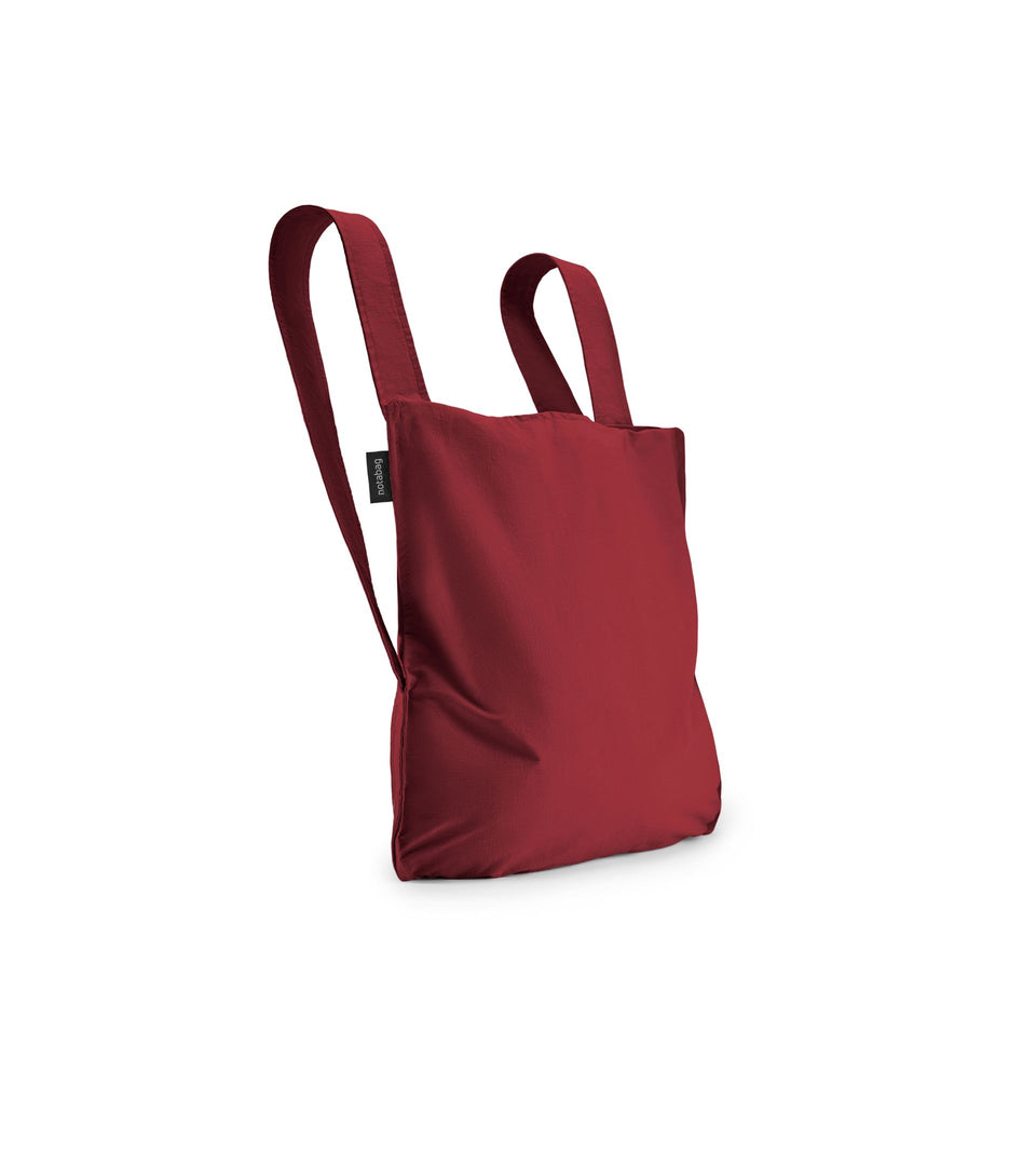 Notabag – Wine Red - Notabag - convertible bag - bag & backpack - reusable bag