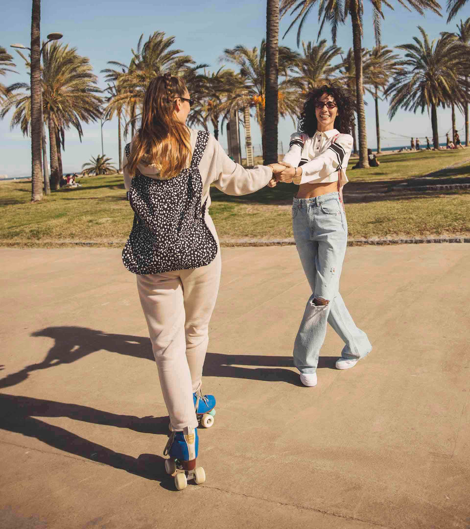 Notabag – Black Sprinkle - Notabag - convertible bag - bag & backpack - reusable bag