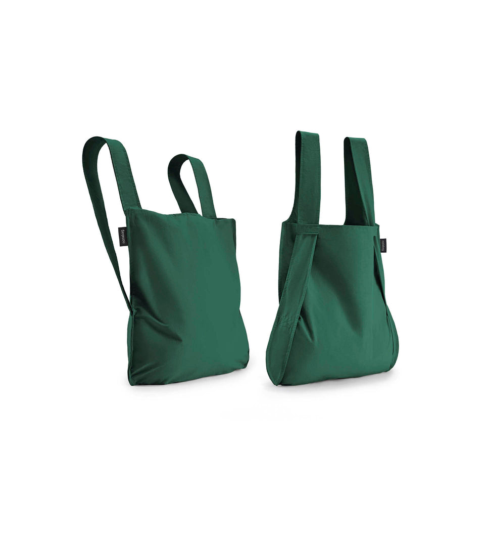 Notabag – Forest Green - Notabag - convertible bag - bag & backpack - reusable bag