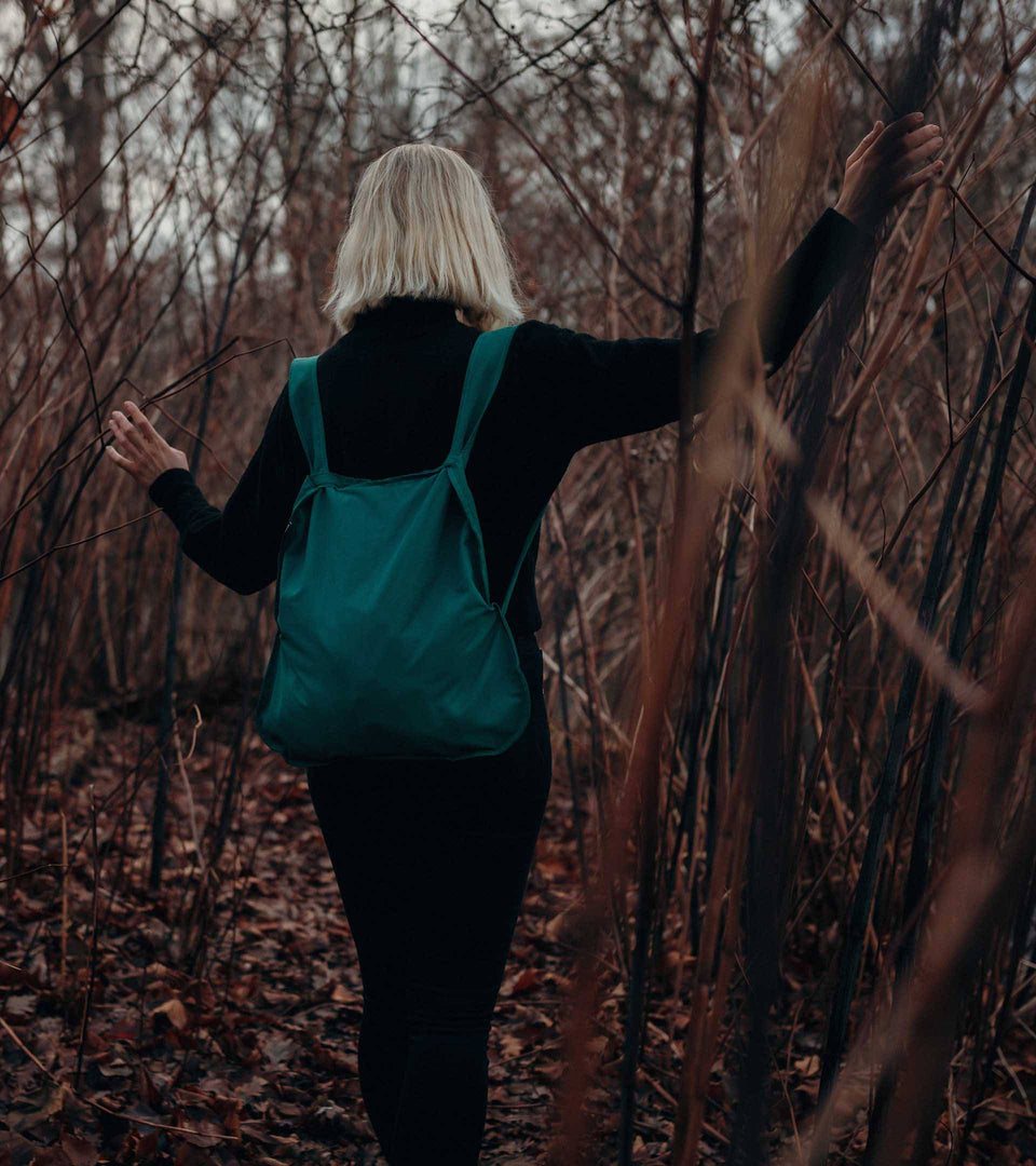 Notabag – Forest Green - Notabag - convertible bag - bag & backpack - reusable bag