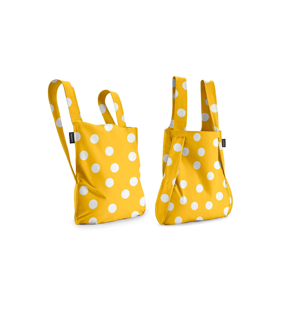 Notabag – Golden Dots - Notabag - convertible bag - bag & backpack - reusable bag