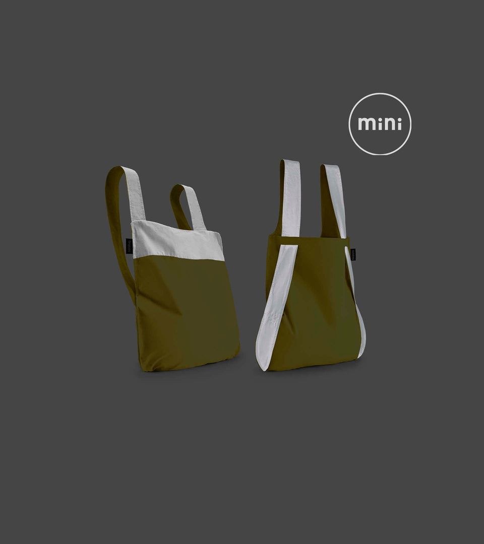 Notabag Reflective Mini – Yellow - Notabag - convertible bag - bag & backpack - reusable bag