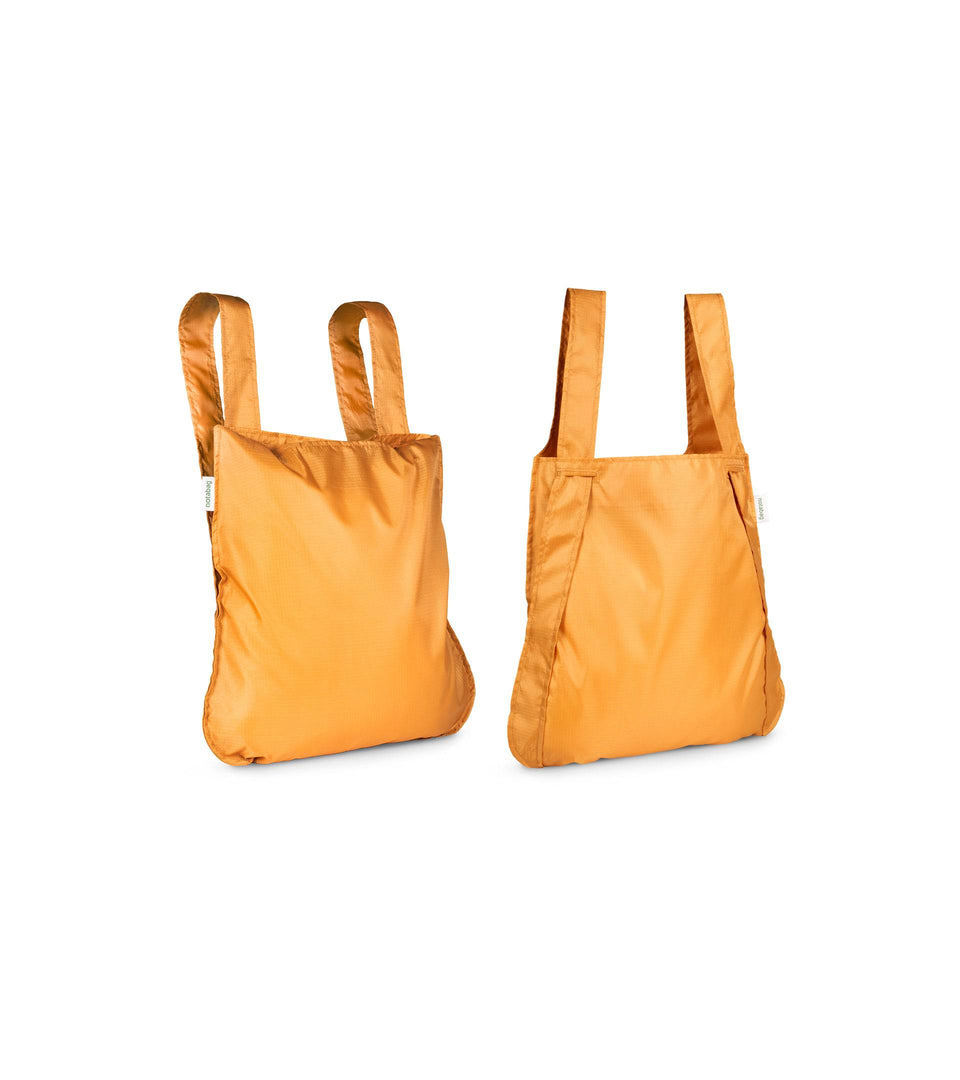 Notabag Recycled – Mustard - Notabag - convertible bag - bag & backpack - reusable bag