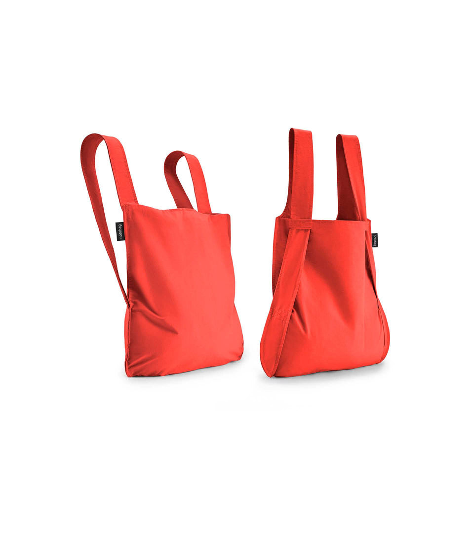 Notabag – Red - Notabag - convertible bag - bag & backpack - reusable bag