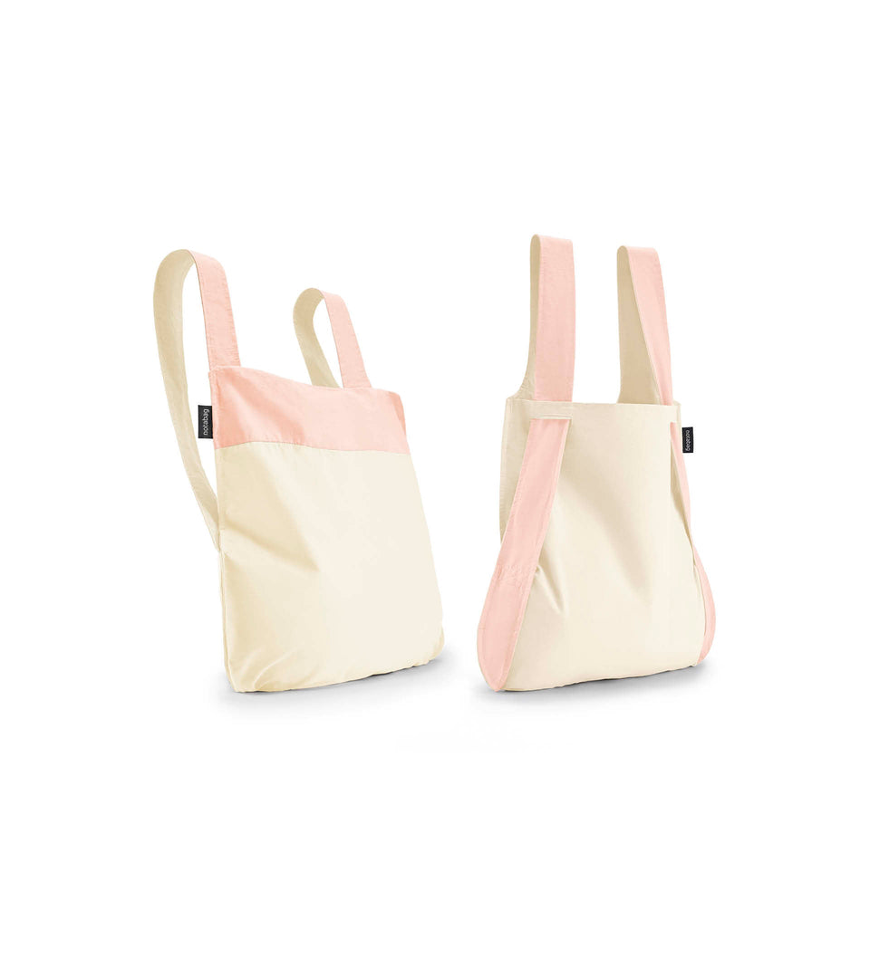 Notabag – Rose/Raw - Notabag - convertible bag - bag & backpack - reusable bag