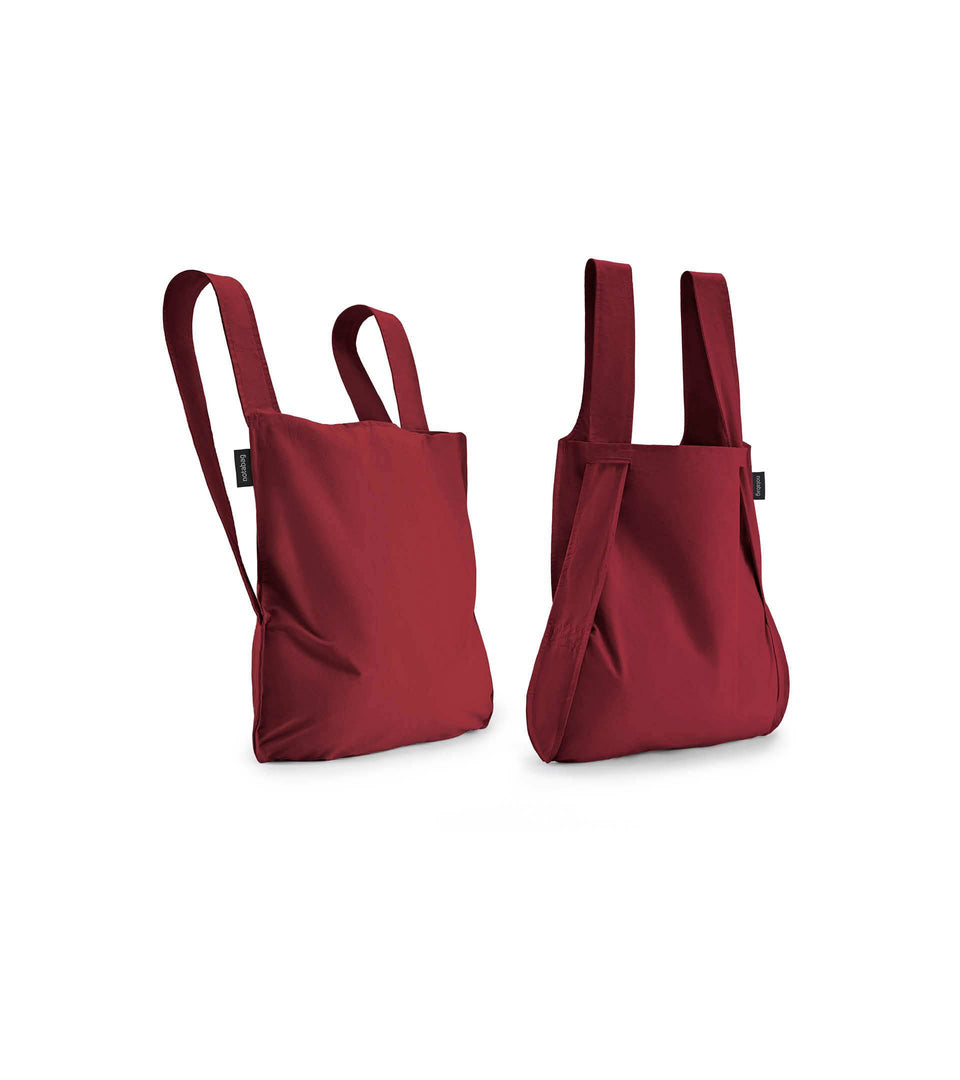 Notabag – Wine Red - Notabag - convertible bag - bag & backpack - reusable bag