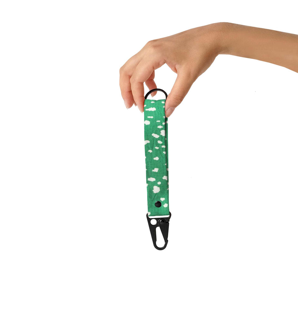 Notabag Keychain – Green Sprinkle - Notabag - convertible bag - bag & backpack - reusable bag