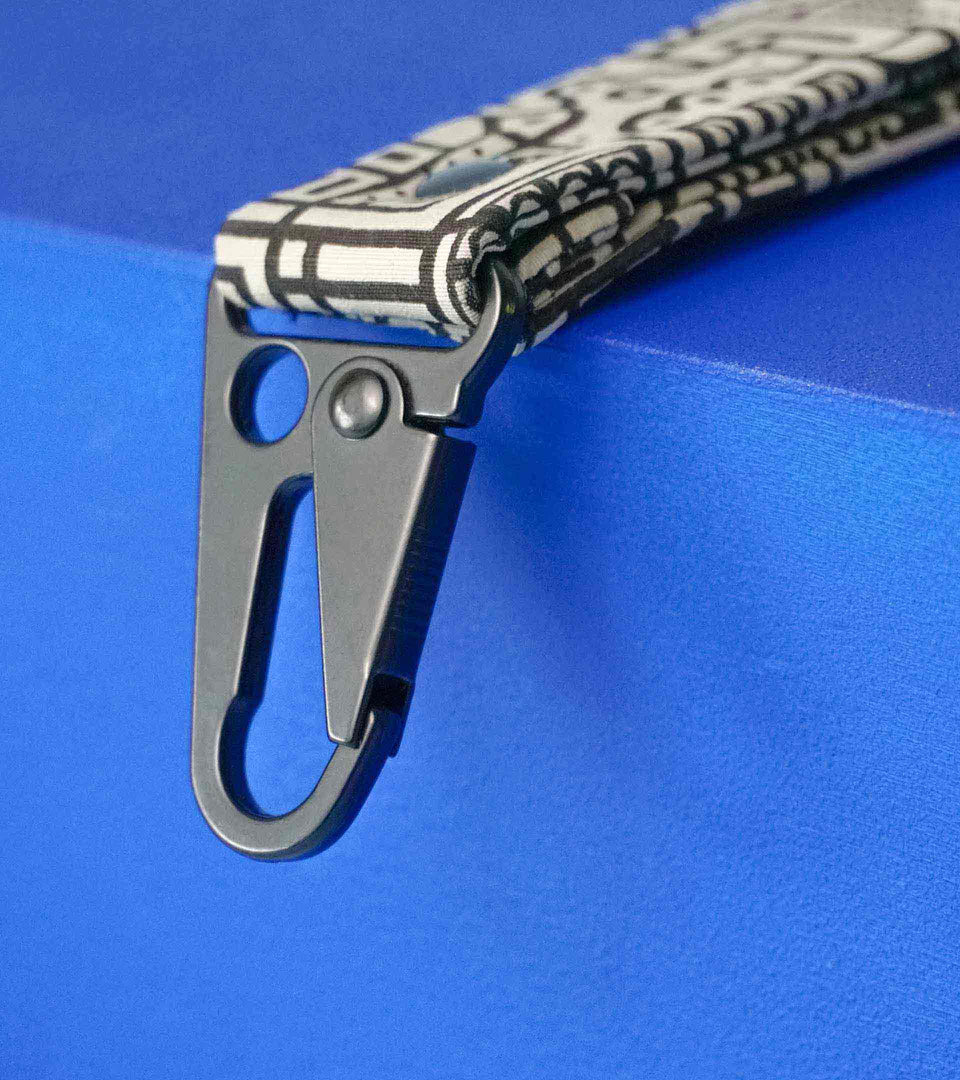 Notabag Keychain Hello World – Grey/Black - Notabag - convertible bag - bag & backpack - reusable bag
